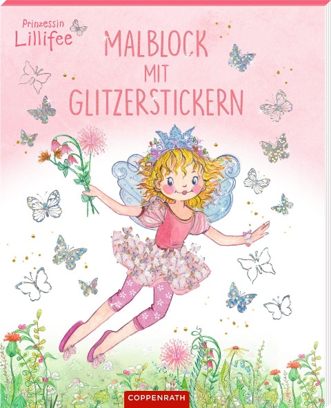 Malblock mit Glitzerstickern (Prinzessin Lillifee) - 