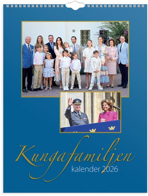 Burde Wandkalender Schwedische Königsfamilie 2026 - 