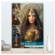 Die Anderwelt. Mystische Sagengestalten der Kelten (hochwertiger Premium Wandkalender 2026 DIN A2 hoch), Kunstdruck in Hochglanz - Rose Hurley