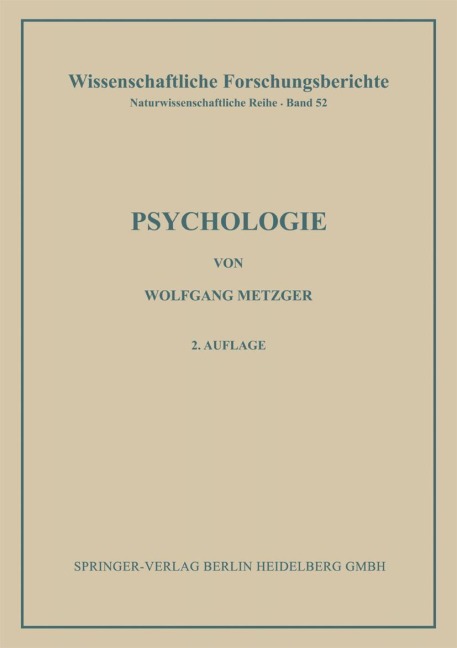 Psychologie - Philip G. Zimbardo, Wolfgang Metzger
