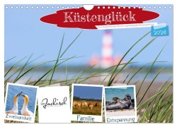 Cover-Bild zum Titel 'Küstenglück - Ein fotografischer Streifzug entlang der Nordsee (Wandkalender 2026 DIN A4 quer), CALVENDO Monatskalender' von 'Ute Jackisch'