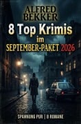 Cover-Bild zum Titel '8 Top Krimis im September-Paket 2026' von 'Alfred Bekker'