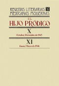 Cover-Bild zum Titel 'El hijo pródigo X, octubre-diciembre de 1945 - XI, enero-marzo de 1946' von 'Varios Autores'