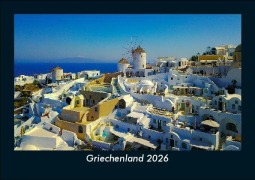 Cover-Bild zum Titel 'Griechenland 2026 Fotokalender DIN A5' von 'Tobias Becker'