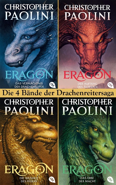 Eragon Band 1-4: Das Vermächtnis der Drachenreiter / Der Auftrag des Ältesten / Die Weisheit des Feuers / Das Erbe der Macht (4in1-Bundle) - Christopher Paolini