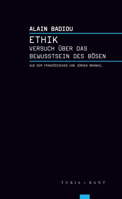 Ethik - Alain Badiou