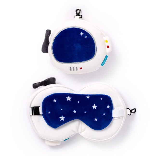 Relaxeazzz Plüsch Space Cadet Weltraum Astronaut Reisekissen & Schlafmaske - 