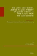 Cover-Bild zum Titel 'The Art of Compilation. Midrash Pirqa De-Rabbenu Ha-Qadosh in Popular Anthologies from the Cairo Genizah' von 'Anna Busa'