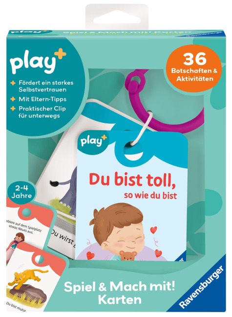 Play+ Spiel und Mach mit! Karten: Du bist toll, so wie du bist - ab 2 Jahre - Ida Mersdorf