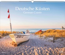 Cover-Bild zum Titel 'Deutsche Küsten 2026 - Bildkalender XXL 60x50 cm - hochwertiger Wandkalender im Querformat - Landschaftskalender - Wandplaner' von ''
