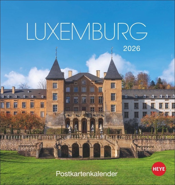 Luxemburg Postkartenkalender 2026 - 