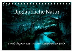 Cover-Bild zum Titel 'Unglaubliche Natur - Landschaften aus unserer wunderbaren Welt (Tischkalender 2026 DIN A5 quer), CALVENDO Monatskalender' von 'Matteo Colombo'