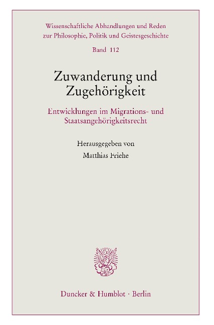 Zuwanderung und Zugehörigkeit - 