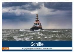 Cover-Bild zum Titel 'Schiffe - Begegnungen auf Nord- und Ostsee (Wandkalender 2026 DIN A2 quer), CALVENDO Monatskalender' von 'Uwe Kantz'
