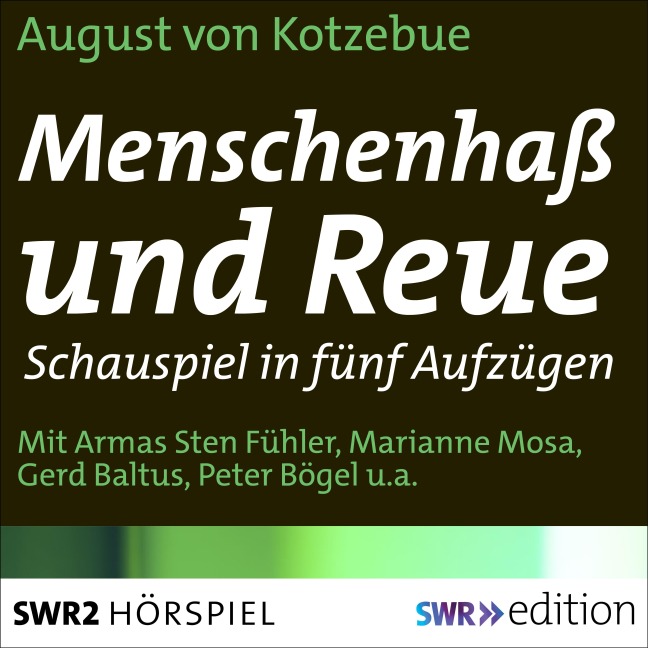Menschenhaß und Reue - August von Kotzenbue