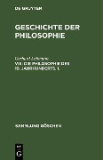 Cover-Bild zum Titel 'Die Philosophie des 19. Jahrhunderts, I.' von 'Gerhard Lehmann'