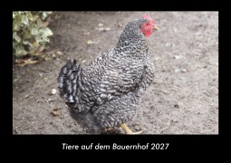 Cover-Bild zum Titel 'Tiere auf dem Bauernhof 2027 Fotokalender DIN A3' von 'Tobias Schmitt, Kevin Heber'