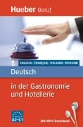 Cover-Bild zum Titel 'Deutsch in der Gastronomie und Hotellerie' von 'Urte Albrecht, Gerhard Kostka von Liebinsfeld'