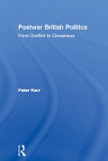 Cover-Bild zum Titel 'Postwar British Politics' von 'Peter Kerr'