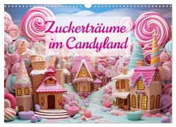 Cover-Bild zum Titel 'Zuckerträume im Candyland (Wandkalender 2026 DIN A3 quer), CALVENDO Monatskalender' von 'Ally Bee'