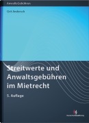 Cover-Bild zum Titel 'Streitwerte und Anwaltsgebühren im Mietrecht' von 'Grit Andersch'