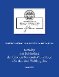 Katalog der Bibliothek der Großen National-Mutterloge "Zu den drei Weltkugeln" - Pantelis Carelos, Klaus Röder, Sabine Carelos