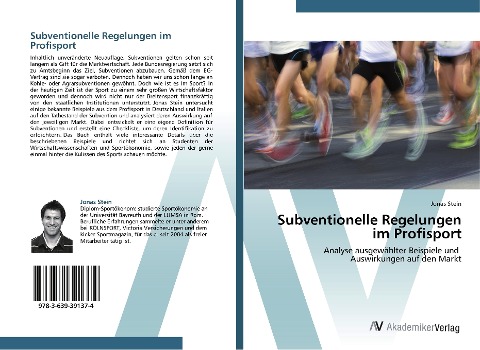 Subventionelle Regelungen im Profisport - Jonas Stein