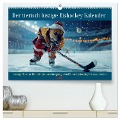 Der tierisch lustige Eishockey Kalender (hochwertiger Premium Wandkalender 2025 DIN A2 quer), Kunstdruck in Hochglanz - Peter Rübsamen
