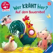 Cover-Bild zum Titel 'Hör mal hin - Wer kräht hier? Auf dem Bauernhof' von 'Maria Höck'