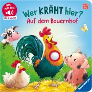 Cover-Bild zum Titel 'Hör mal hin - Wer kräht hier? Auf dem Bauernhof' von 'Maria Höck'