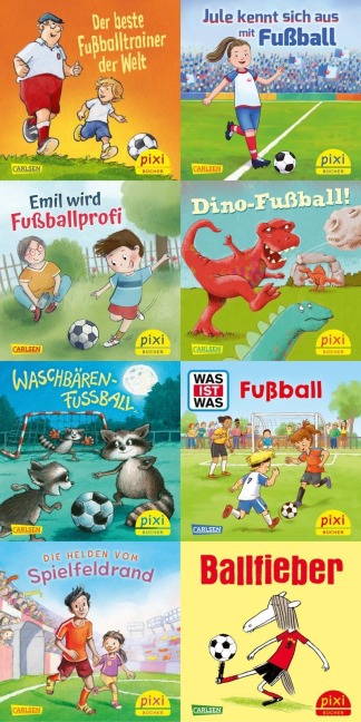 Pixi-8er-Set 310: Pixi im Fußballfieber (8x1 Exemplar) - Diverse