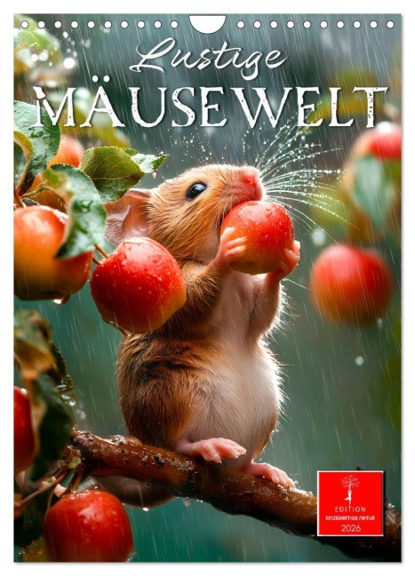 Lustige Mäusewelt (Wandkalender 2026 DIN A4 hoch), CALVENDO Monatskalender - Peter Roder