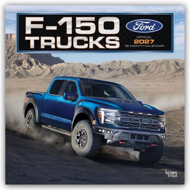 Ford F-150 Trucks 2027 - 16-Monatskalender - Browntrout Publishers