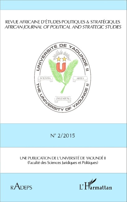 Revue africaine d'études politiques et stratégiques - Kaptchouang Tchejip, Ndikum, Nguegan, Essono, Medou Ngoa
