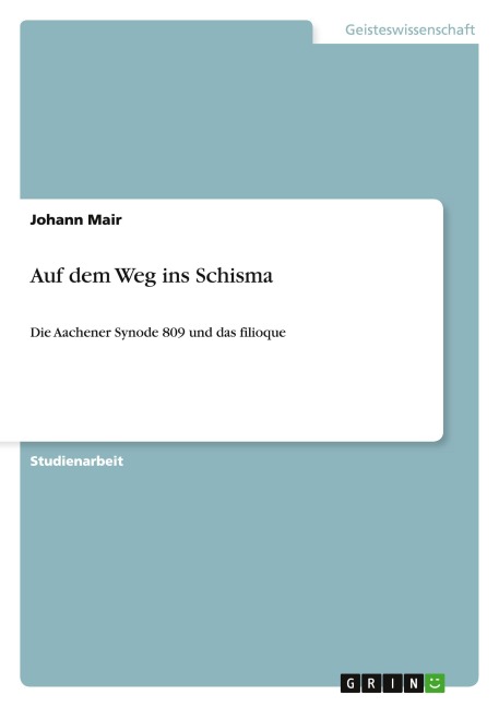Auf dem Weg ins Schisma - Johann Mair