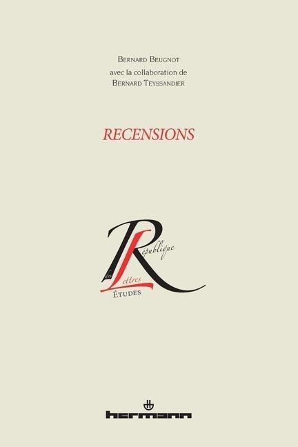Recensions - Bernard Beugnot, Bernard Teyssandier