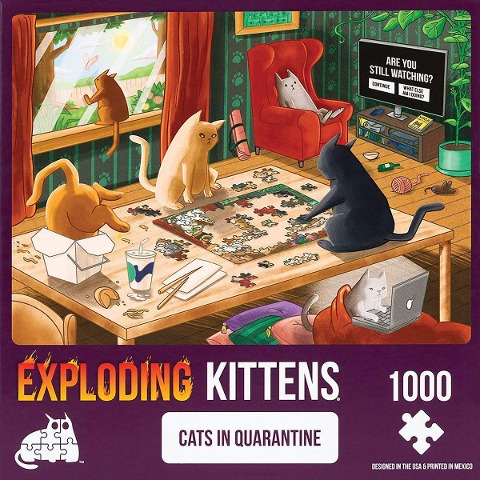 Exploding Kittens Puzzle: Cats in Quarantine - 
