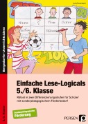 Cover-Bild zum Titel 'Einfache Lese-Logicals - 5./6. Klasse' von 'Julia Rosendahl'