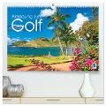 Einladung zum Golf (hochwertiger Premium Wandkalender 2024 DIN A2 quer), Kunstdruck in Hochglanz - Calvendo Calvendo