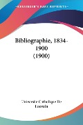 Bibliographie, 1834-1900 (1900) - Universite Catholique De Louvain