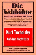 Cover-Bild zum Titel 'Auf dem Nachttisch' von 'Kurt Tucholsky'