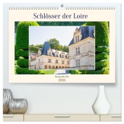 Cover-Bild zum Titel 'Schlösser der Loire - Romantik Pur (hochwertiger Premium Wandkalender 2026 DIN A2 quer), Kunstdruck in Hochglanz' von 'Nina Schwarze'