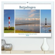 Cover-Bild zum Titel 'Butjadingen. Impressionen zwischen Jade und Nordsee (hochwertiger Premium Wandkalender 2026 DIN A2 quer), Kunstdruck in Hochglanz' von 'Steffani Lehmann'