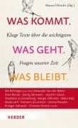 Cover-Bild zum Titel 'Was kommt. Was geht. Was bleibt.' von ''