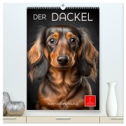 Cover-Bild zum Titel 'Der Dackel - klein aber mutig (hochwertiger Premium Wandkalender 2026 DIN A2 hoch), Kunstdruck in Hochglanz' von 'Peter Roder'