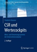 Cover-Bild zum Titel 'CSR und Wertecockpits' von 'Friedrich Glauner'