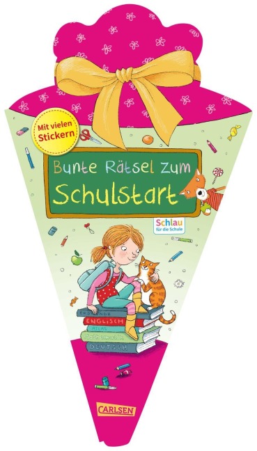Schlau für die Schule: Bunte Rätsel zum Schulstart (Schultüte 2025 rosa) - Christine Mildner