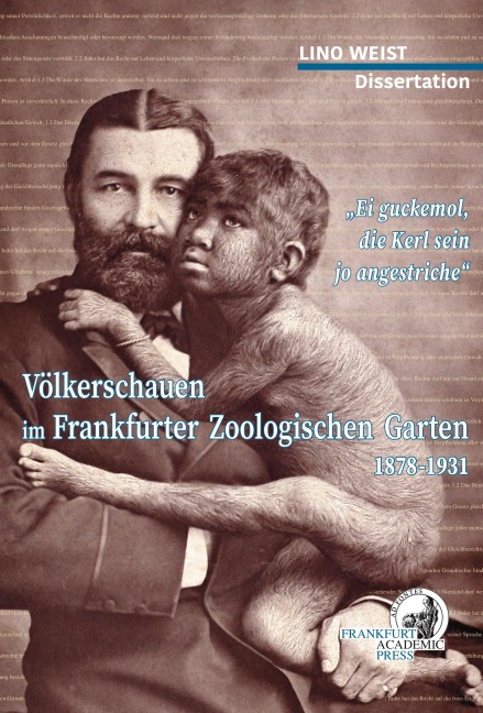 Völkerschauen Frankfurter Zoologischen Garten 1878-1931 - Lino Weist