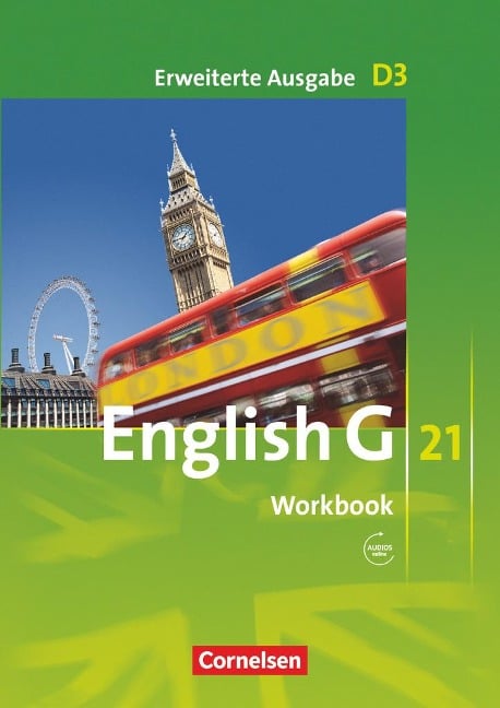 English G 21. Erweiterte Ausgabe D 3. Workbook mit Audios online - Jennifer Seidl