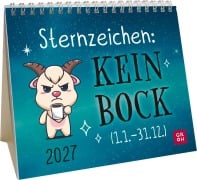 Cover-Bild zum Titel 'Mini-Kalender 2027: Sternzeichen Keinbock (1.1. -31.12.)' von ''